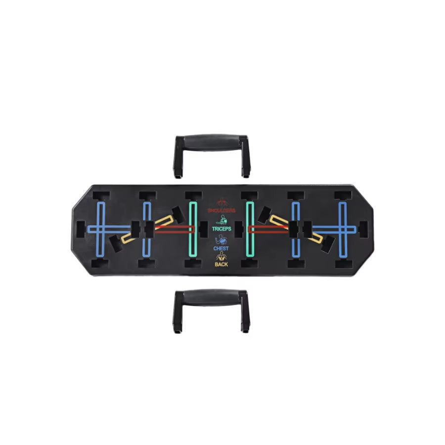 10 in 1 Push up Rack Board System Fitness Workout Train Gym Exercise