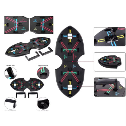 10 in 1 Push up Rack Board System Fitness Workout Train Gym Exercise